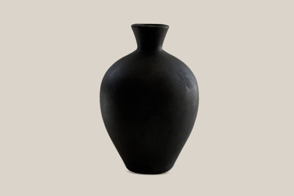 Giselle Ceramic Vase Black