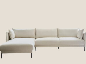 sofa milan left white