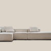 Celine sectional sofa white