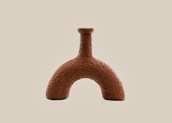 Estrella Ceramic Vase Terracota