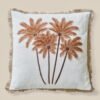 Palm Tree Cushion Brown