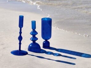 Vera Glass vase Blue