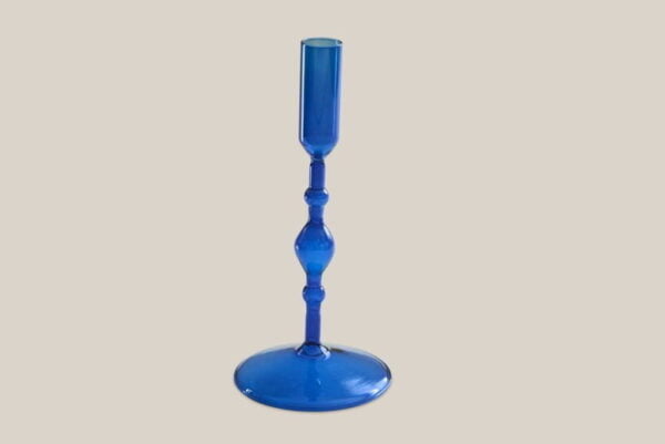 Ariel Candle Holder Blue
