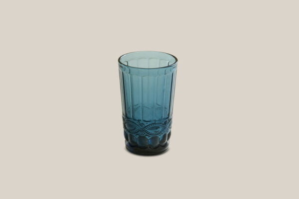Blue Tall Glass