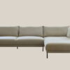 Milan L Shaped Sofa Right Grey