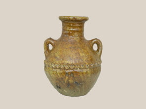 Ceramic Mustard Vase Small