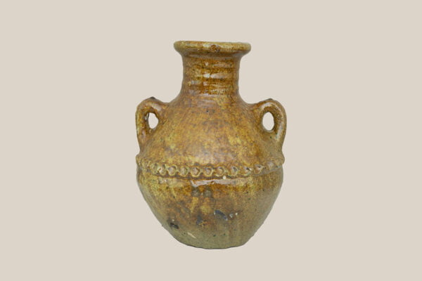 Ceramic Mustard Vase Small